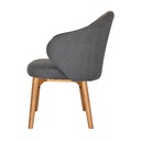 Hugo Chair Timber Base Side