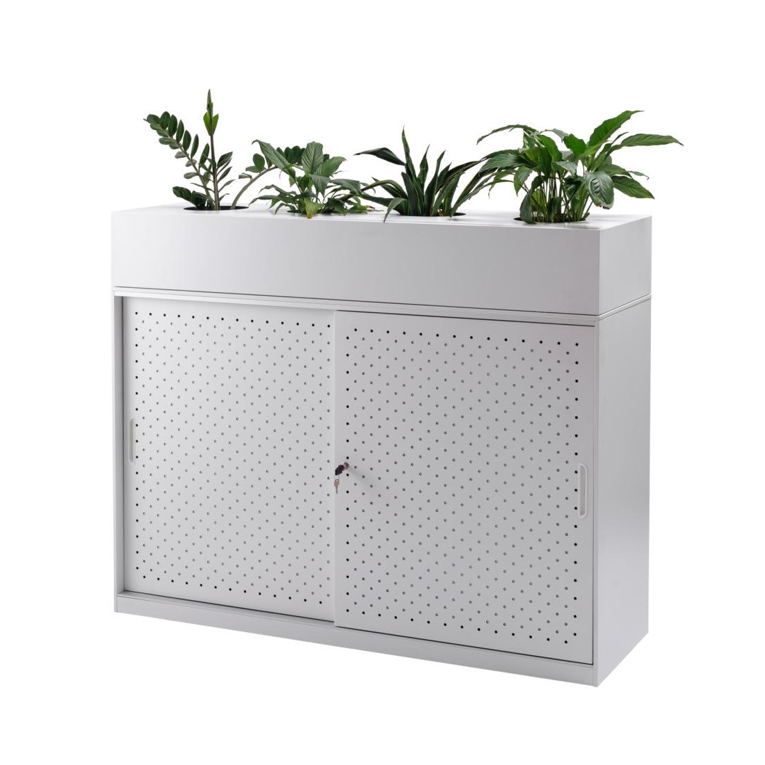 Go Perforated Sliding Door Cupboard