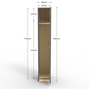 Infinity 1 Door Melamine Locker