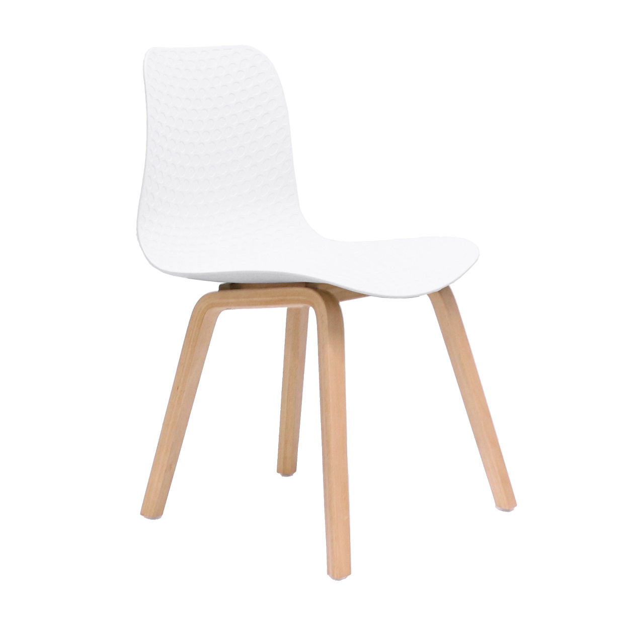 Lucid Chair white on timber