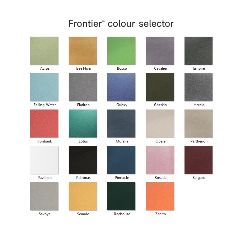 Frontier Range Colour Selection