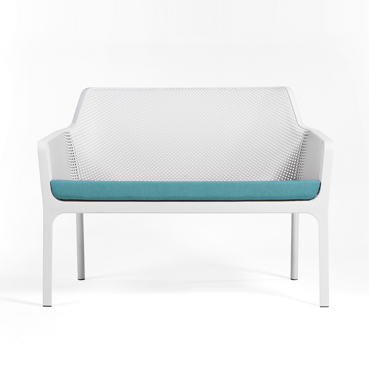 Net Bench Teal on White