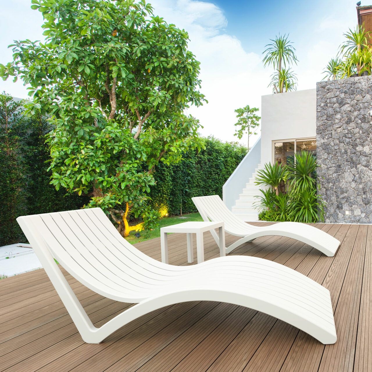 Slim Sunlounger