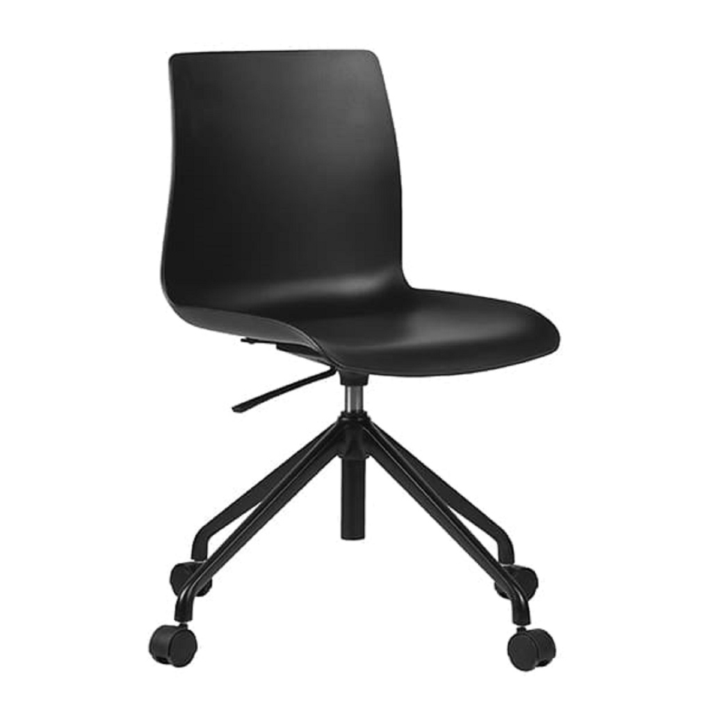 Pod Chair Black Base (Black, 4 Star With Castors)