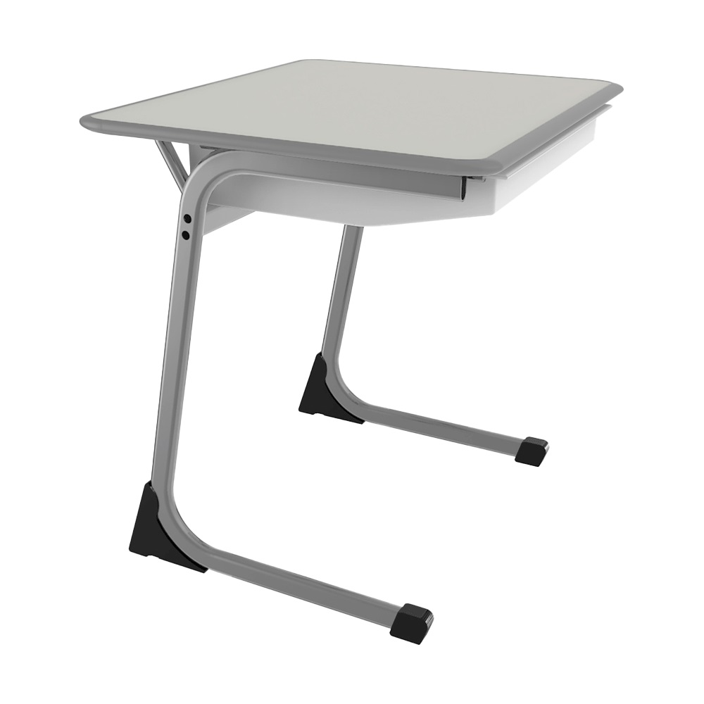 C Leg Performance Edge Square Table (With Drawers, 650mm)