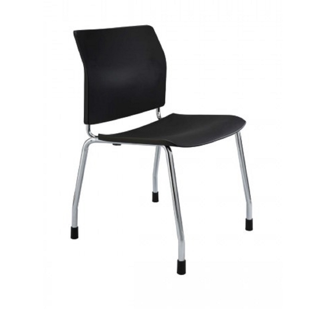 CS One 4 Leg (Q) (Black Without Upholstered)
