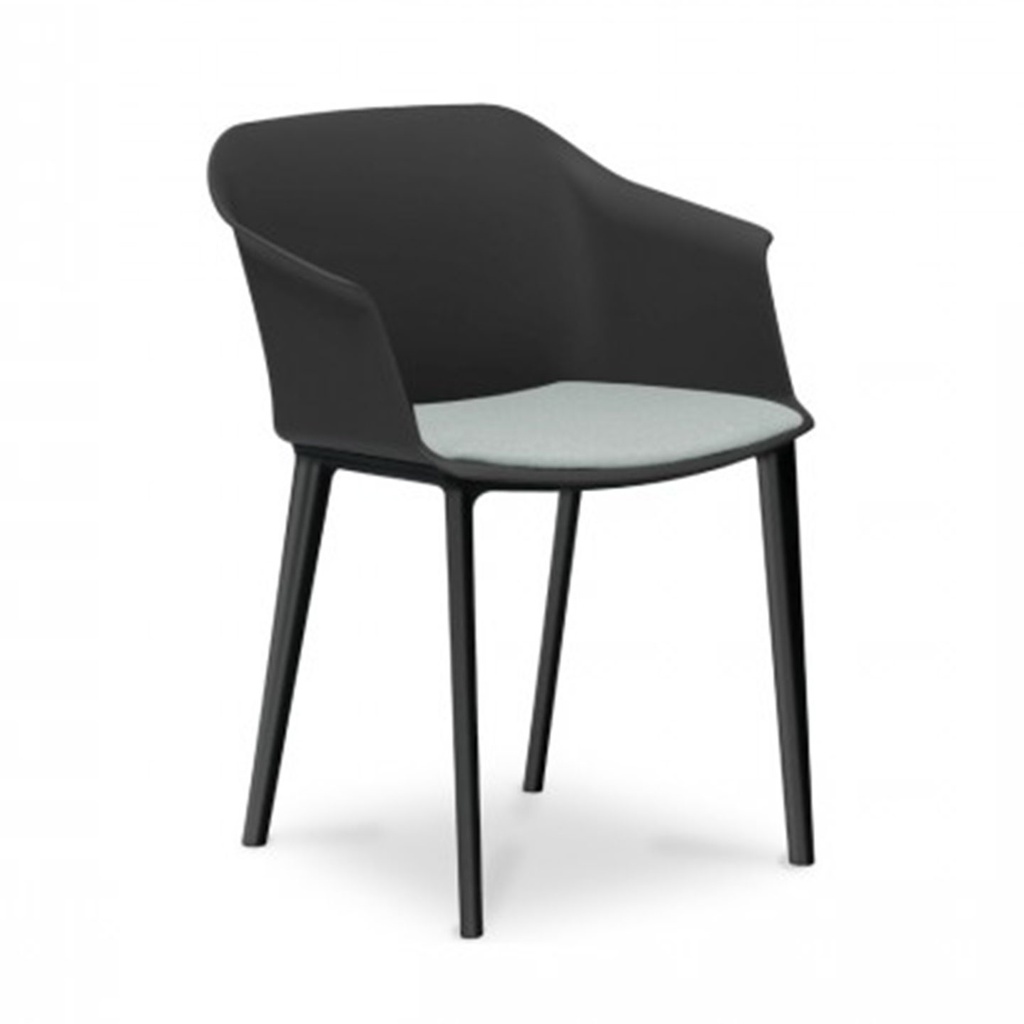 Aurora 4 Leg (QE) (Black, with Seat Pad)