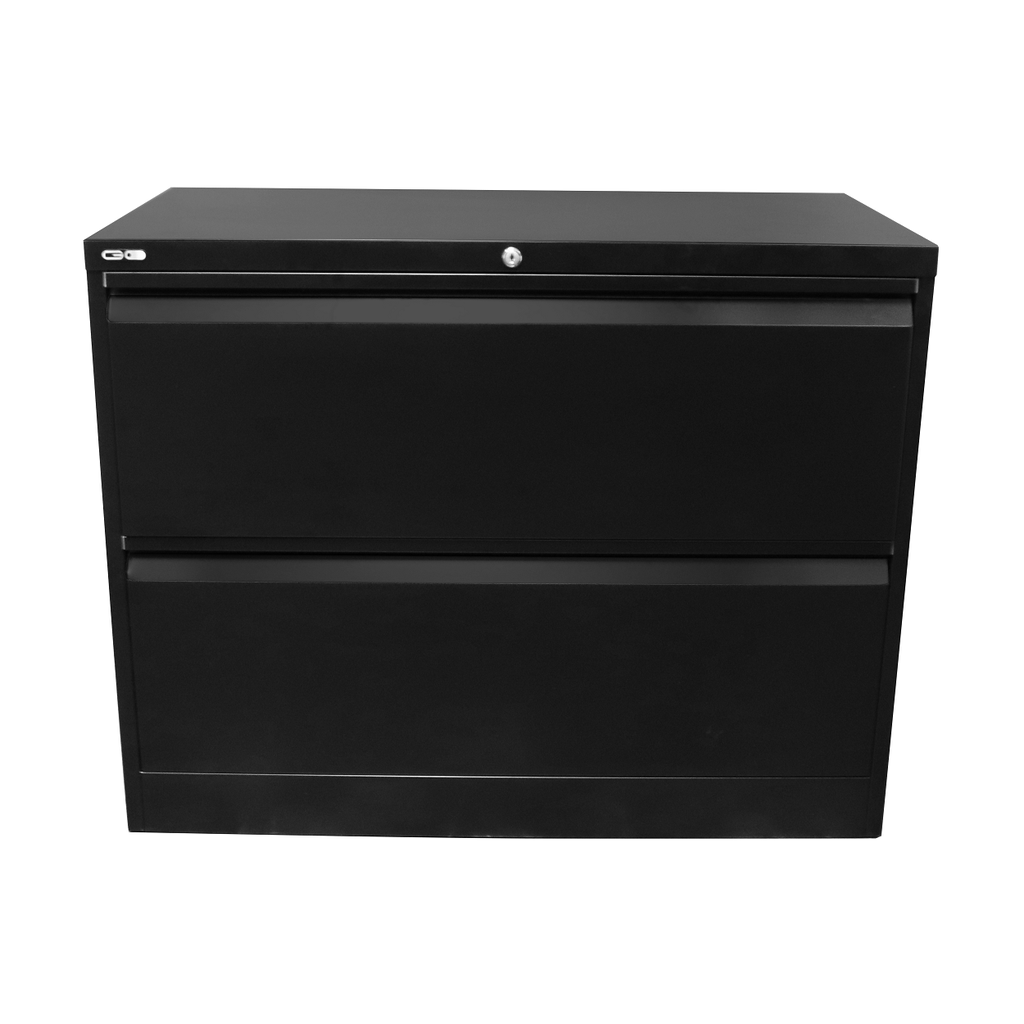 Go Lateral Filing Cabinets (2 Drawers, Black)