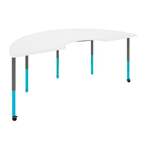 Twist'n'Lock Semi Table RE Writable (Aqua)