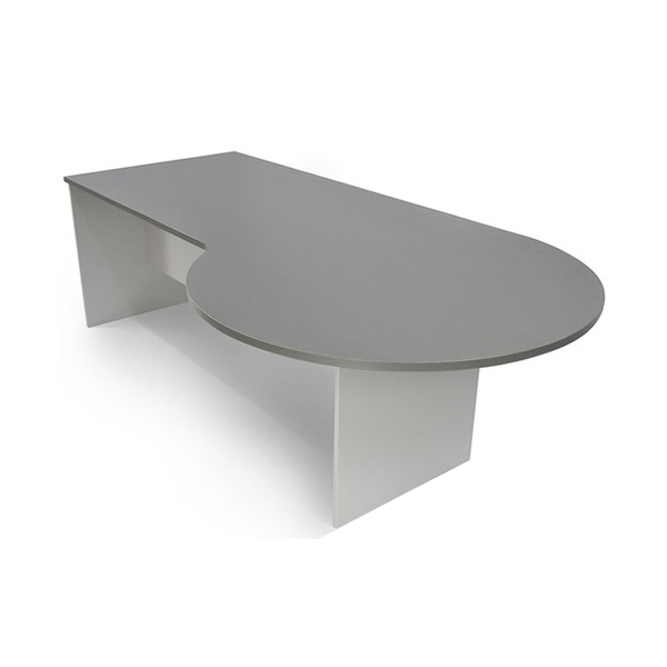 Custom P-End Desk