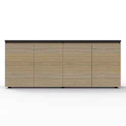 Infinity Swing Door Cupboards (Natural Oak, 4 Door)