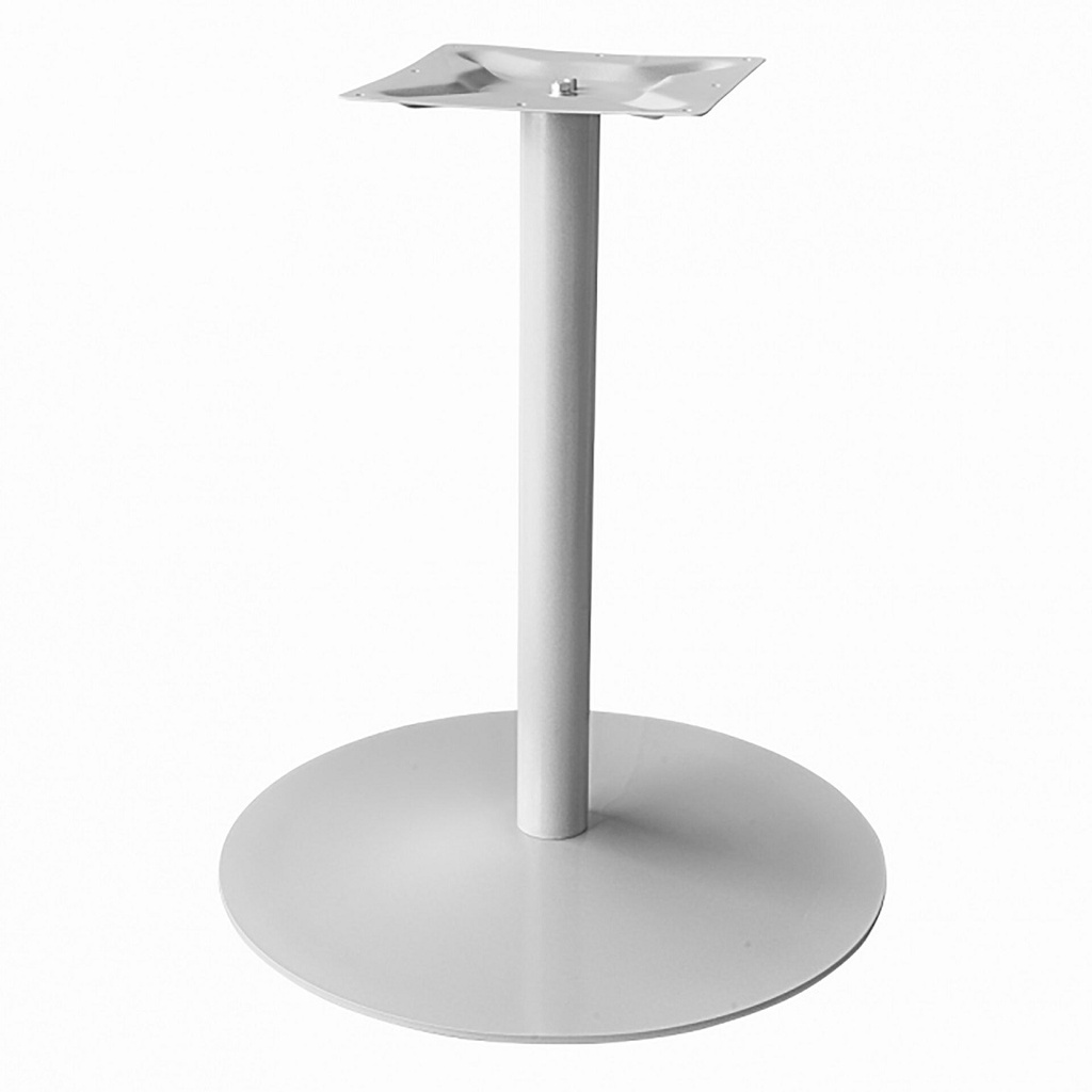 Coral Round Table Base (Silver)