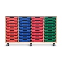 Mobile Tote Trolley 32 Tray
