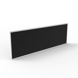 SHUSH30+ Desk Mounted Screen 495H (1500W x 495H x 30mm, Black with White frame)