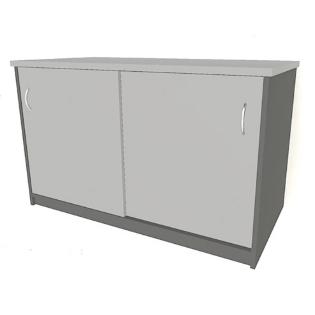 Custom Credenza Sliding Door (900W x 450D - 2 Doors, 725H = 1 Shelf Level)