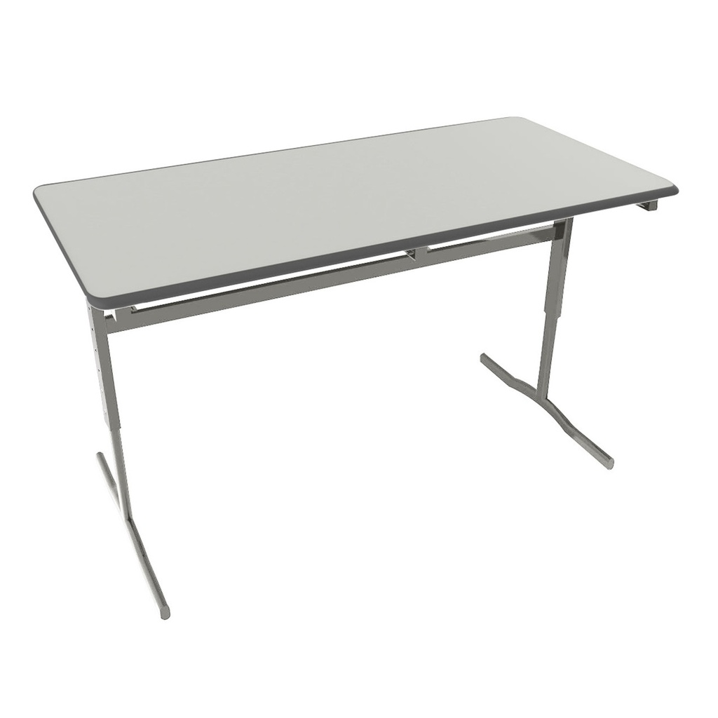 Double Adjustable Desk Performance Edge (Bull Blue, With Drawers)