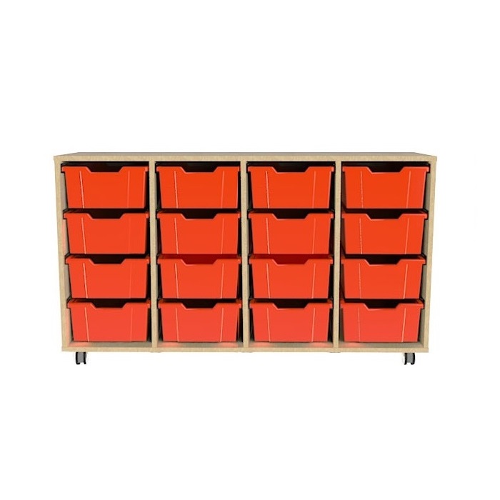 Mobile Tote Trolley 16 Tray