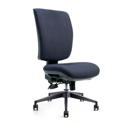 Chinque Chair (High Back, With Seat Slide, Large 515W x 480D, Black High Rise Spider Base)