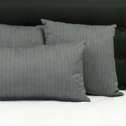 Newington Charcoal Cushions (Breakfast Cushion 35 x 65CM)