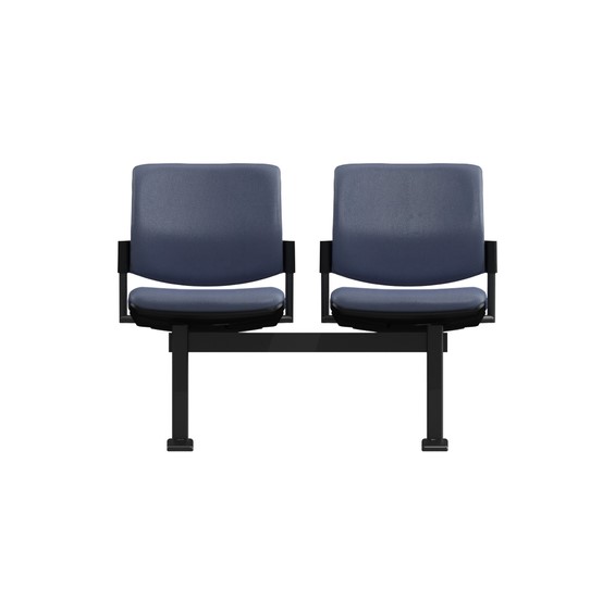 Venice Linea Beam Seating Bolted Down Leg Frame (2 Seater - 1080W x 520D x 860H)