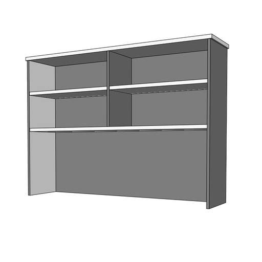 Custom Fixed Shelf Hutch