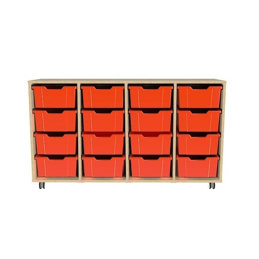 Mobile Tote Trolley 16 Tray