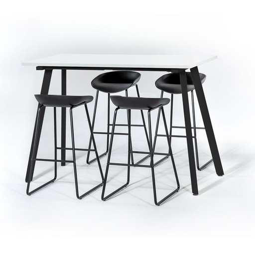 High Table and Stools - Set