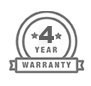 4 Year Warranty