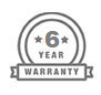 6 Years Warranty